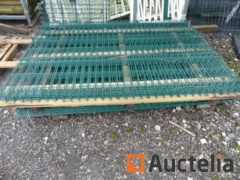 100 Rigid Fence panels 4mm (green-RAL6005) en 200X200