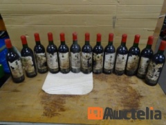 13 bottles of Bordeaux Saint-Emilion Château Vieille Tour la Rose 1985