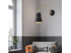 2 x black and gold design wall lamp (7092)