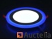 40 x inbouwpaneel 18W+6W wit + blue LED SMD round