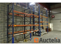 Blue-Orange Metal warehouse Rack
