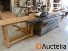 Combined sliding table panel saw/spindle moulder with 4-roll SCM ST4W