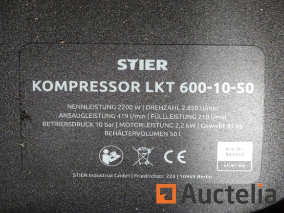 B-WARE STIER Kompressor LKT 600-10-50 