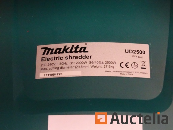 Makita UD2500 240 V Electric Shredder