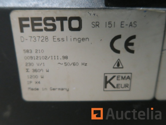 Saugermotor 1200 Watt für Festo Festool SR 151 E-AS  Original Domel Turbine 