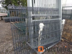 100 Panneaux de clôtures rigides 4mm (Anthracite -RAL7016) en 100X200