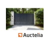 Portail gris coulissant Aluminium Caminia 180 x 300 (Valeur magasin : 2.519 €)